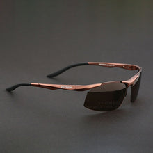 Carica l&#39;immagine nel visualizzatore di Gallery, VEITHDIA Brand Sunglasses Aluminum Men&#39;s Polarized UV400 Rectangle Driving Sun Glasses Sports Eyewear Accessories For Male  6535