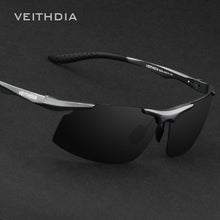 Carica l&#39;immagine nel visualizzatore di Gallery, VEITHDIA Brand Sunglasses Aluminum Men&#39;s Polarized UV400 Rectangle Driving Sun Glasses Sports Eyewear Accessories For Male  6535