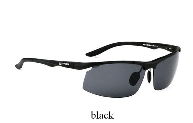 VEITHDIA Brand Sunglasses Aluminum Men's Polarized UV400 Rectangle Driving Sun Glasses Sports Eyewear Accessories For Male  6535