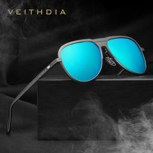 Carica l&#39;immagine nel visualizzatore di Gallery, VEITHDIA Brand Sunglasses Men Aluminum Magnesium Polarized UV400 Lens Women Eyewear Accessories Male Sun Glasses V6880