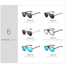 Carica l&#39;immagine nel visualizzatore di Gallery, VEITHDIA Brand Sunglasses Men Aluminum Magnesium Polarized UV400 Lens Women Eyewear Accessories Male Sun Glasses V6880