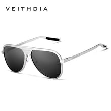 Carica l&#39;immagine nel visualizzatore di Gallery, VEITHDIA Brand Sunglasses Men Aluminum Magnesium Polarized UV400 Lens Women Eyewear Accessories Male Sun Glasses V6880