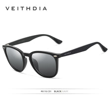 Carica l&#39;immagine nel visualizzatore di Gallery, VEITHDIA Brand Unisex Aluminum+TR90 Men&#39;s Photochromic Mirror Sun Glasses Eyewear Accessories Sunglasses For Women 6116