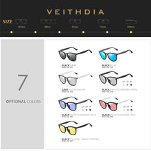Carica l&#39;immagine nel visualizzatore di Gallery, VEITHDIA Brand Unisex Aluminum+TR90 Men&#39;s Photochromic Mirror Sun Glasses Eyewear Accessories Sunglasses For Women 6116