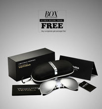 Carica l'immagine nel visualizzatore di Gallery, VEITHDIA Occhiali da sole polarizzati classici da uomo/donna Rivestimento riflettente Lenti Accessori per occhiali Occhiali da sole per uomo/donna