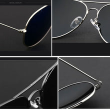 Carica l'immagine nel visualizzatore di Gallery, VEITHDIA Occhiali da sole polarizzati classici da uomo/donna Rivestimento riflettente Lenti Accessori per occhiali Occhiali da sole per uomo/donna