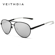Carica l&#39;immagine nel visualizzatore di Gallery, VEITHDIA Brand Designer Aluminum Magnesium Men&#39;s Sun Glasses Polarized Mirror lens Male Eyewear Sunglasses For Men 3801