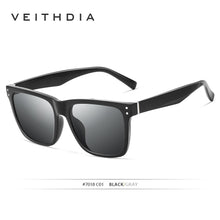 Carica l&#39;immagine nel visualizzatore di Gallery, VEITHDIA Unisex Sun Glasses Photochromic Polarized UV400 Sunglasses Men Women Classic Sports Eyewear For Male 7018