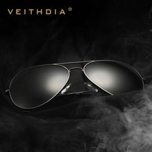 Load image into Gallery viewer, VEITHDIA aviation sunglass Polarized Sunglasses for Men/Women Colorful Reflective Coating Lens Driving Sun Glasses