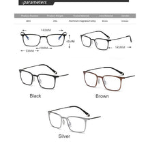 Carica l&#39;immagine nel visualizzatore di Gallery, VEITHDIA Glasses Computer Glasses Anti Laser Blue Ray Light Fatigue Radiation-resistant Glasses Eyeglasses Frame Eyewear J805
