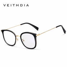 Load image into Gallery viewer, VEITHDIA Glasses Unisex Women Glasses Frame Men Eyeglasses Frame Vintage Clear Lens Glasses Optical Spectacle Frame 1232