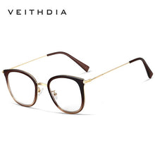 Load image into Gallery viewer, VEITHDIA Glasses Unisex Women Glasses Frame Men Eyeglasses Frame Vintage Clear Lens Glasses Optical Spectacle Frame 1232