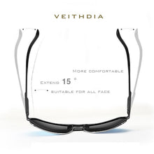 Load image into Gallery viewer, VEITHDIA Men Sun Glasses Aluminum Polarized UV400 Lens Driving Sunglasses Male Sports Vintage Eyewear Accessories Google 6521