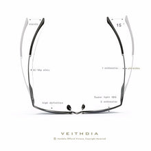 Load image into Gallery viewer, VEITHDIA Men Sun Glasses Retro Aluminum Male Sports Driving Sunglasses Polarized Lens Vintage Women Eyewear Accessories 6625