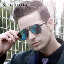 Load image into Gallery viewer, VEITHDIA Men Sunglasses Aluminum Photochromic Polarized UV400 Lens Vintage Eyewear Accessories Male Sun Glasses For Male V6699