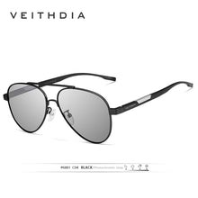 Load image into Gallery viewer, VEITHDIA Men Sunglasses Aluminum Photochromic Polarized UV400 Lens Vintage Eyewear Accessories Male Sun Glasses For Male V6699