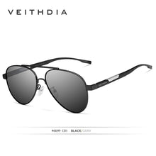 Load image into Gallery viewer, VEITHDIA Men Sunglasses Aluminum Photochromic Polarized UV400 Lens Vintage Eyewear Accessories Male Sun Glasses For Male V6699
