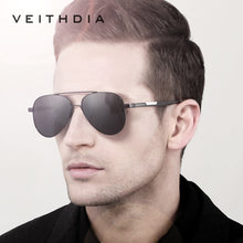 Load image into Gallery viewer, VEITHDIA Men Sunglasses Aluminum Photochromic Polarized UV400 Lens Vintage Eyewear Accessories Male Sun Glasses For Male V6699