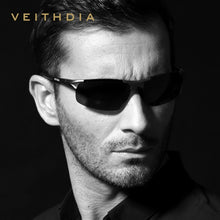 Carica l&#39;immagine nel visualizzatore di Gallery, VEITHDIA Men Sunglasses Brand Designer Aluminum Polarized UV400 Lens Sports Driving Outdoor Sun Glasses Eyewear For Male 6518