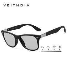 Load image into Gallery viewer, VEITHDIA Men Sunglasses Photochromic Gradient Outdoor Driving Polarized TR90 UV400 Lens Women Female Sun Glasses N7029