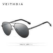 Load image into Gallery viewer, VEITHDIA Men Vintage Polarized UV400 Sunglasses Outdoor Classic Women Sun Glasses Coating Lens Driving Eyewear For Male 2482