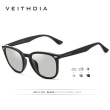 Carica l&#39;immagine nel visualizzatore di Gallery, VEITHDIA Polarized Sunglasses UV400 Photochromic Men Women Fishing Camping Hiking Driving Sports Eyewear For Male/Female