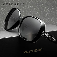 Carica l&#39;immagine nel visualizzatore di Gallery, VEITHDIA Retro TR90 Sun glasses Polarized  Ladies Brand Designer Women Sunglasses Eyewear oculos de sol feminino 7022