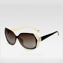 Load image into Gallery viewer, VEITHDIA Retro TR90 Vintage Large Sun glasses Polarized Carved Diamond Ladies Women Designer Sunglasses Eyewear Accessories 7011
