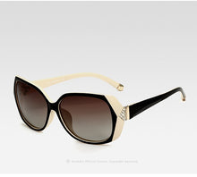 Load image into Gallery viewer, VEITHDIA Retro TR90 Vintage Large Sun glasses Polarized Carved Diamond Ladies Women Designer Sunglasses Eyewear Accessories 7011