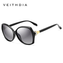 Load image into Gallery viewer, VEITHDIA Retro Womens Sun glasses Polarized  crystal Ladies Brand Designer Sunglasses Eyewear For Women Female V3027
