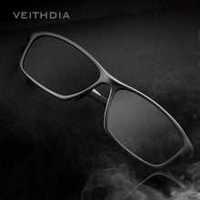 Load image into Gallery viewer, VEITHDIA Square Aluminum Polarized Sunglasses Men Sunglass Eyewear Accessories Men Driving Glasses Blue Sun Glasses shades 6520
