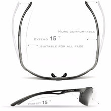 Carica l&#39;immagine nel visualizzatore di Gallery, VEITHDIA Sunglasses Aluminum Magnesium Rimless UV400 Men Sunglasses Polarized Sun Glasses Eyewear Accessorie  For Men Male 6591