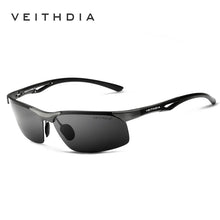 Carica l&#39;immagine nel visualizzatore di Gallery, VEITHDIA Sunglasses Aluminum Magnesium Rimless UV400 Men Sunglasses Polarized Sun Glasses Eyewear Accessorie  For Men Male 6591