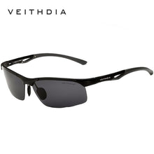 Carica l&#39;immagine nel visualizzatore di Gallery, VEITHDIA Sunglasses Aluminum Magnesium Rimless UV400 Men Sunglasses Polarized Sun Glasses Eyewear Accessorie  For Men Male 6591