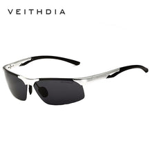Carica l&#39;immagine nel visualizzatore di Gallery, VEITHDIA Sunglasses Aluminum Magnesium Rimless UV400 Men Sunglasses Polarized Sun Glasses Eyewear Accessorie  For Men Male 6591