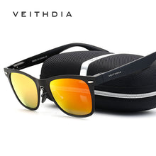 Carica l&#39;immagine nel visualizzatore di Gallery, VEITHDIA Sunglasses Brand Designer Aluminum Magnesium Men Sun Glasses Women Outdoor Eyewear Accessories For Male/Female