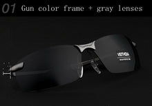 Load image into Gallery viewer, VEITHDIA Sunglasses Driving Sport Polarized Men&#39;s Alloy Frame Outdoor Cycling UV400 Sun Glasses Goggle Eyewear For Male V3043