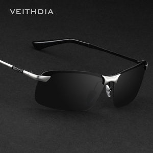VEITHDIA Sunglasses Driving Sport Polarized Men's Alloy Frame Outdoor Cycling UV400 Sun Glasses Goggle Eyewear For Male V3043