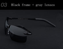 Load image into Gallery viewer, VEITHDIA Sunglasses Driving Sport Polarized Men&#39;s Alloy Frame Outdoor Cycling UV400 Sun Glasses Goggle Eyewear For Male V3043