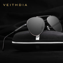 Carica l&#39;immagine nel visualizzatore di Gallery, VEITHDIA Sunglasses Brand Unisex Designer Aluminum Men Sun Glasses Polarized Mirror Lens Male Eyewear For Female 6698