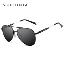 Carica l&#39;immagine nel visualizzatore di Gallery, VEITHDIA Sunglasses Brand Unisex Designer Aluminum Men Sun Glasses Polarized Mirror Lens Male Eyewear For Female 6698