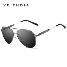 Carica l&#39;immagine nel visualizzatore di Gallery, VEITHDIA Sunglasses Brand Unisex Designer Aluminum Men Sun Glasses Polarized Mirror Lens Male Eyewear For Female 6698