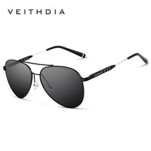 Carica l&#39;immagine nel visualizzatore di Gallery, VEITHDIA Sunglasses Brand Unisex Designer Aluminum Men Sun Glasses Polarized Mirror Lens Male Eyewear For Female 6698