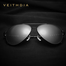 Carica l&#39;immagine nel visualizzatore di Gallery, VEITHDIA Sunglasses Brand Unisex Designer Aluminum Men Sun Glasses Polarized Mirror Lens Male Eyewear For Female 6698