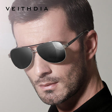 VEITHDIA Sunglasses Men Brand Designer Polarized Glasses Outdoor UV400 Lens Vintage Male Sun Glasses Eyewear Accessories V3152