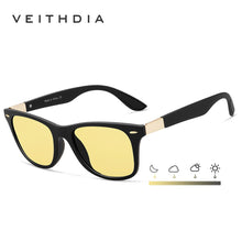 Carica l&#39;immagine nel visualizzatore di Gallery, VEITHDIA Occhiali da sole unisex TR90 uomo fotocromatico sfumato maschio polarizzato UV400 lente sportiva guida occhiali da sole per donna 7029 