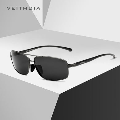 VEITHDIA Sunglasses Vintage Retro Brand Designer Men Polarized UV400 Outdoor Sports Classic Male Sun Glasses Eyewear V2458