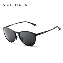 Load image into Gallery viewer, VEITHDIA Unisex Retro Aluminum Magnesium Mirror Sunglasses Polarized Lens Vintage Eyewear Driving Sun Glasses Men/Women 6625