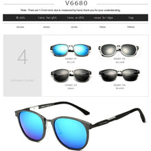Load image into Gallery viewer, VEITHDIA Unisex Retro Aluminum Magnesium Sunglasses Polarized Lens Vintage Eyewear Accessories Sun Glasses Oculos de sol 6680