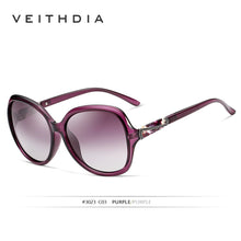 Carica l&#39;immagine nel visualizzatore di Gallery, VEITHDIA Women Sun Glasses Polarized Gradient Lens  Ladies Designer Sunglasses Eyewear Accessories For Female 3023